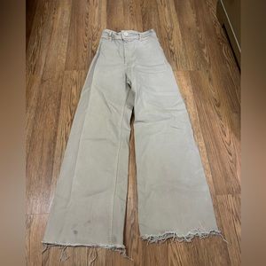 Womens tan zara marines, size 0